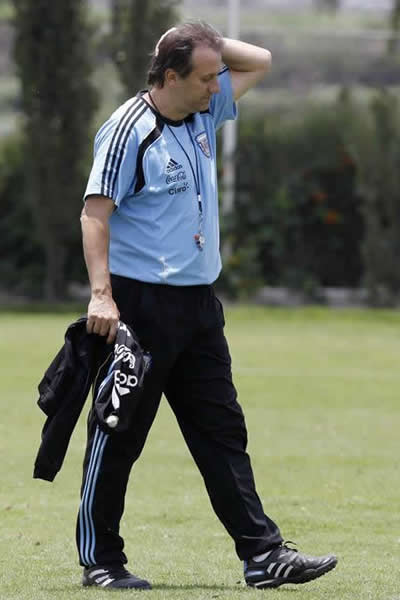 Walter Perazzo, DT de la seleccióa argentina Sub 20. Foto: EFE