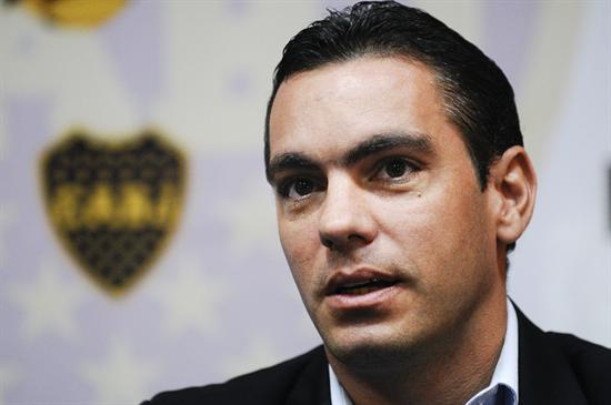 El director internacional de las escuelas del club Boca Juniors, Juan Cobián. Foto: EFE