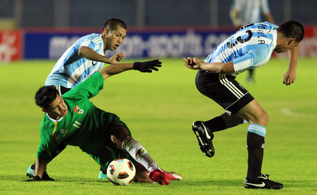 Argentina goleó 3-0 a Bolivia en el Sudamericano Sub 17. Foto: EFE