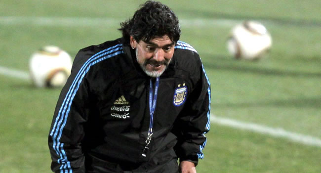 Diego Maradona. Foto: EFE