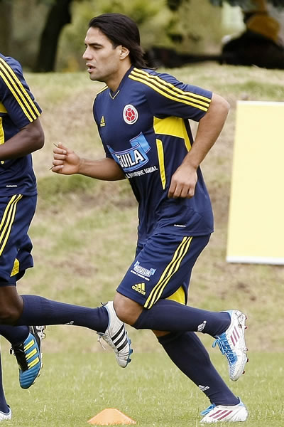 Radamel Falcao García con la selección Colombia. Foto: EFE