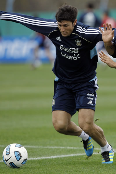 Javier Zanetti con la selección de Argentina. Foto: EFE