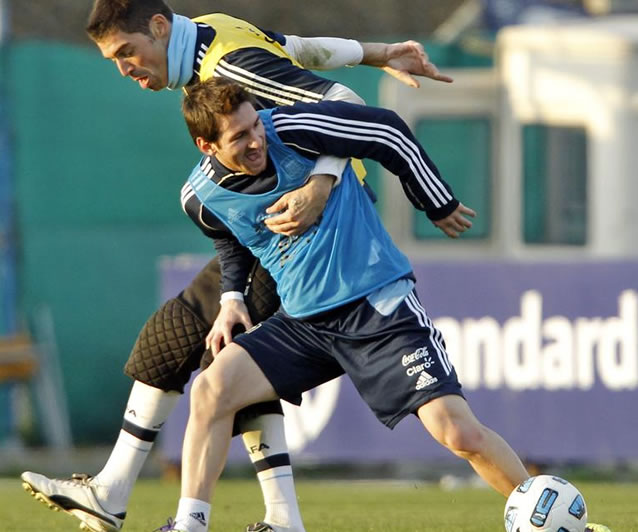 Lionel Messi, la esperenza de Argentina. Foto: EFE