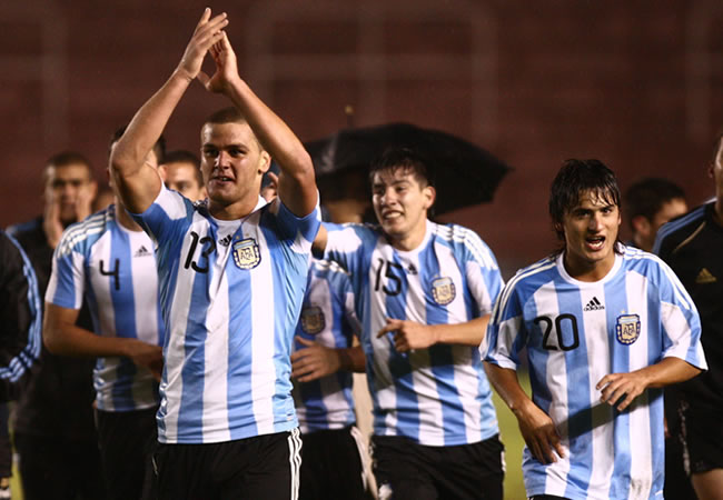 Selección de Argentina Sub 20. Foto: EFE