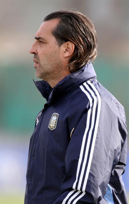 Sergio 'Checho' Batista, seleccionador argentino de fútbol. Foto: EFE