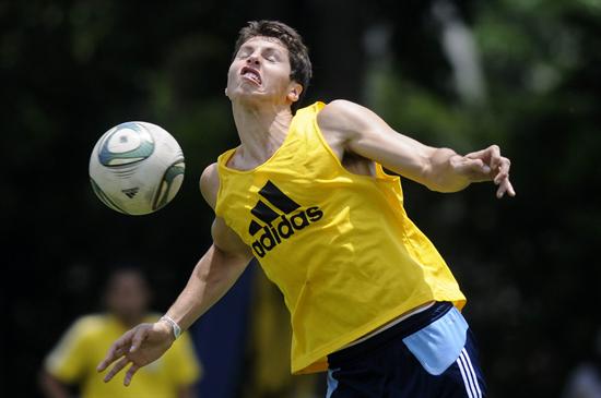 El jugador de la selección sub 20 de Argentina Agustín Vuletich. Foto: EFE