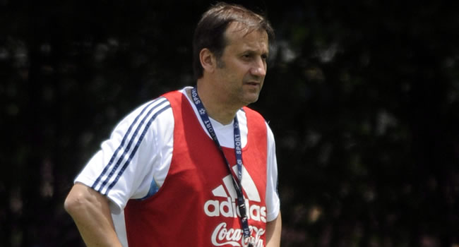 Walter Perazzo, DT de la selección de Argentina Sub 20. Foto: EFE