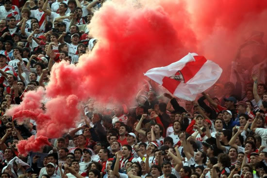 Hinchas de River Plate. Foto: EFE