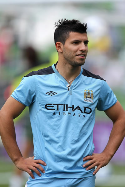 Sergio ‘Kun’ Agüero (Manchester City). Foto: EFE