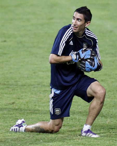 El jugador Angel Di Maria de la selección argentina. Foto: EFE