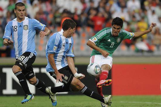 Argentina-México, duelo por el Grupo B en los Panamericanos 2011. Foto: EFE