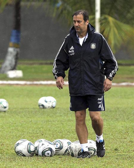 Walter Perazzo; DT de la Selección argentina en Guadalajara. Foto: EFE