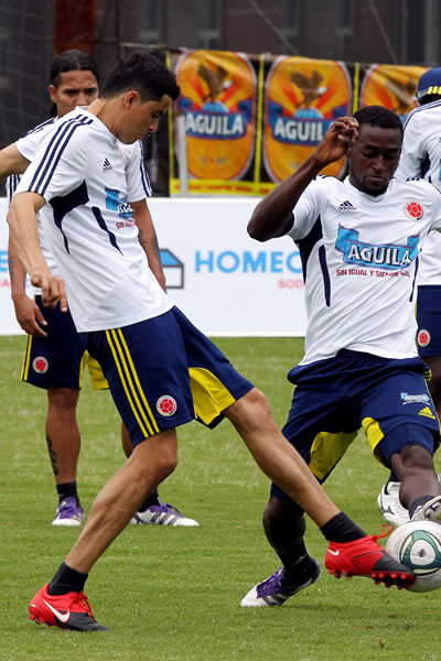 Giovanni Moreno con la selección colombiana. Foto: EFE