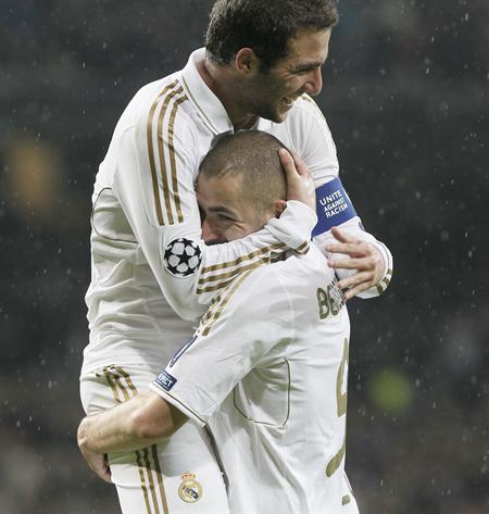 El delantero argentino del Real Madrid, Gonzalo Higuaín terminó como capitán. Foto: EFE