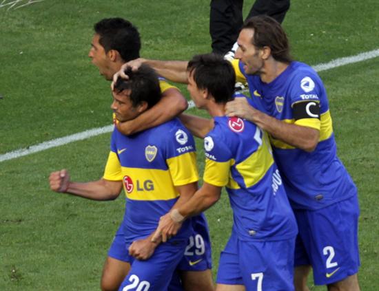 Boca buscará mantener su invicto ante All Boys en la última fecha del Apertura 2011. Foto: EFE