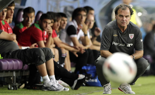 Marcelo Bielsa, entrenador del Athletic de Bilbao. Foto: EFE