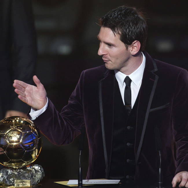 Leo Messi lleva tres Balones de Oro. Foto: EFE