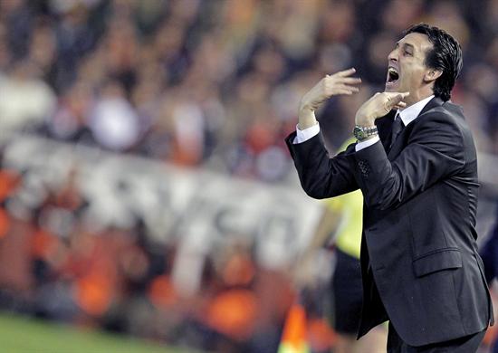 El técnico del Valencia CF, Unai Emery. Foto: EFE