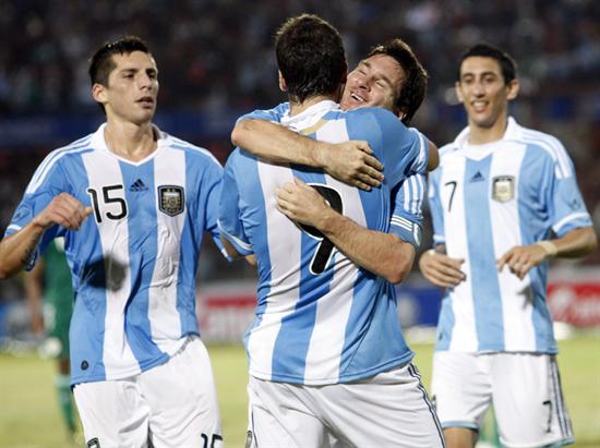 Messi, Di María e Higuaín, citados por Sabella para amistoso frente a Suiza. Foto: EFE