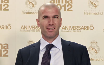 Zinedine Zidane, director de fútbol de la primera plantilla del Real Madrid. Foto: EFE