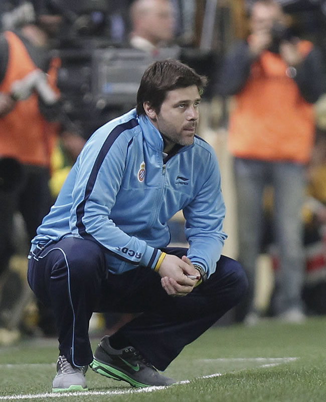 El entrenador del RCD Espanyol, el argentino Mauricio Pochettino. Foto: EFE