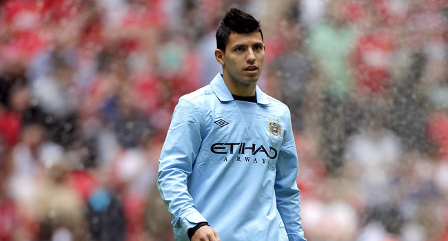 Sergio 'Kun' Agüero (Manchester City). Foto: EFE