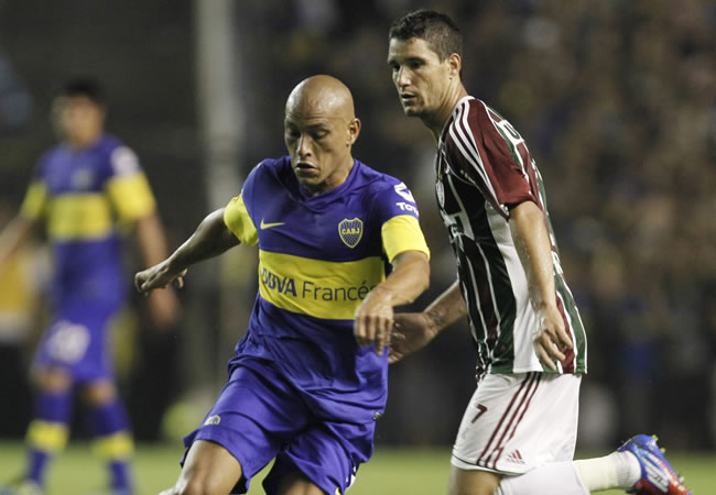 Boca sin Riquelme enfrentará a Fluminense en Río. Foto: EFE