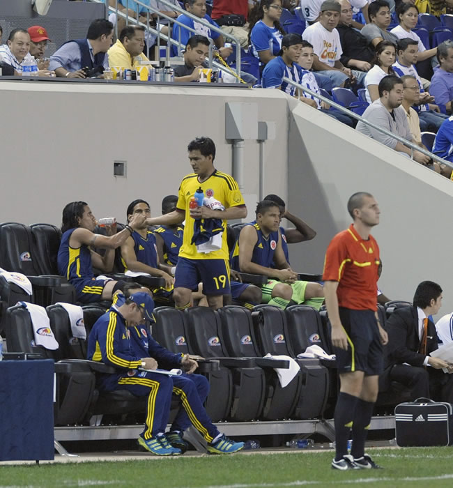 Teófilo Gutiérrez con la selección colombiana. Foto: EFE