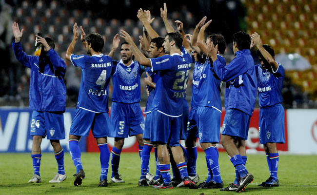 Vélez Sarsfield inició los octavos con ventaja sobre Atlético Nacional. Foto: EFE