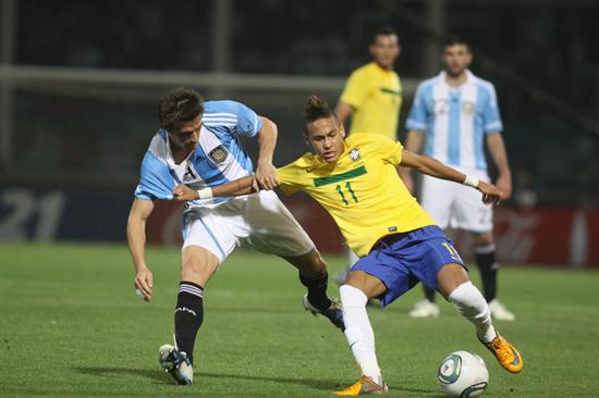 Argentina jugará un amistoso con Brasil en Nueva Jersey. Foto: EFE