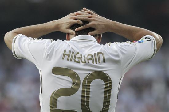 Gonzalo Higuaín (Real Madrid). Foto: EFE