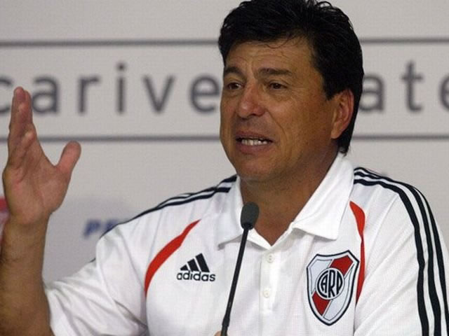 Daniel Passarella, presidente de River Plate. Foto: EFE