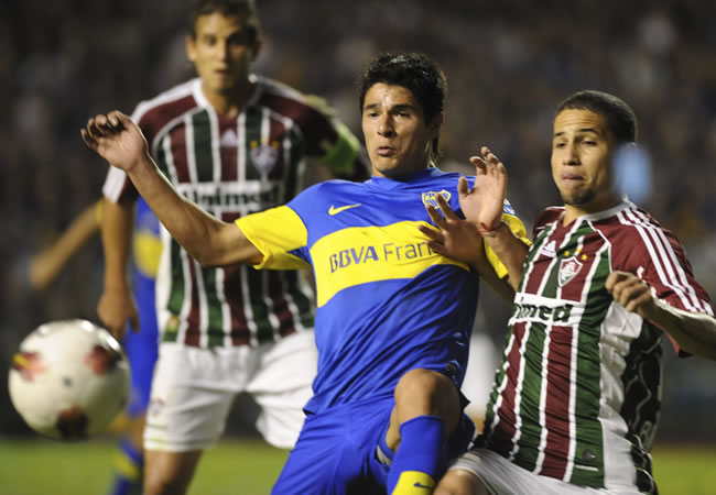 Boca y Fluminense definirán un cupo a la semifinales de la Libertadores. Foto: EFE