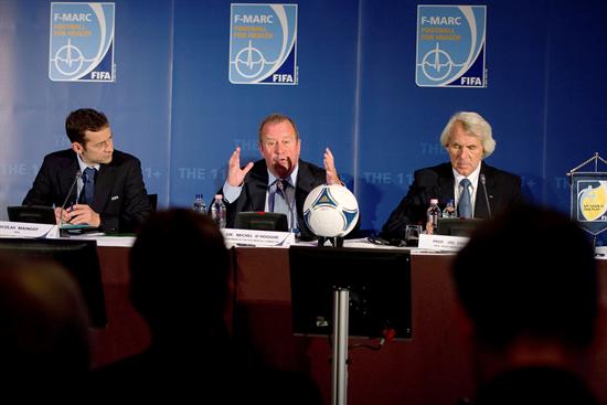 Conferencia Médica del organismo rector del fútbol mundial que se ha celebrado en Budapest. Foto: EFE