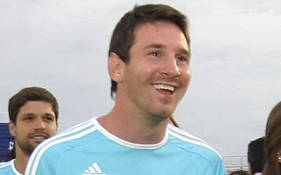 Leo Messi en Cancún. Foto: EFE