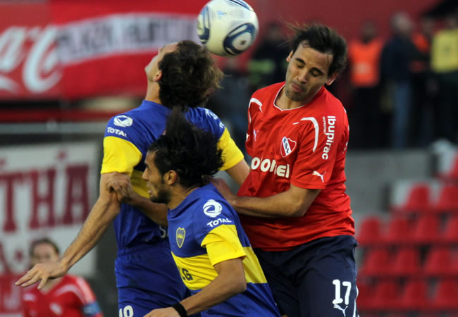 Independiente-Boca, por definir el cupo en la Sudamericana. Foto: EFE