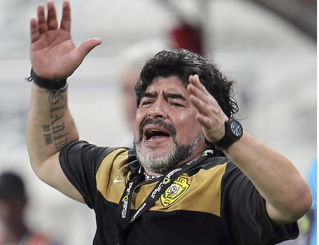 Diego Armando Maradona. Foto: EFE