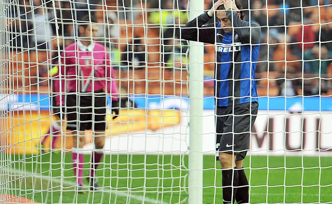 El futbolista argentino Diego Milito del Inter de Milán. Foto: EFE