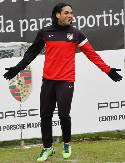 El delantero colombiano Radamel Falcao García. Foto: EFE
