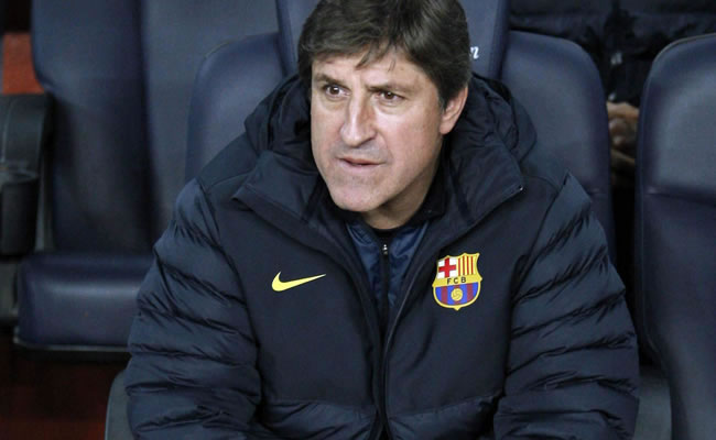 El segundo entrenador del Barcelona, Jordi Roura. Foto: EFE