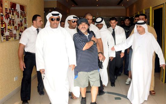 Diego Maradona viajará a la Argentina para conocer a su Hijo Diego Fernando. Foto: EFE