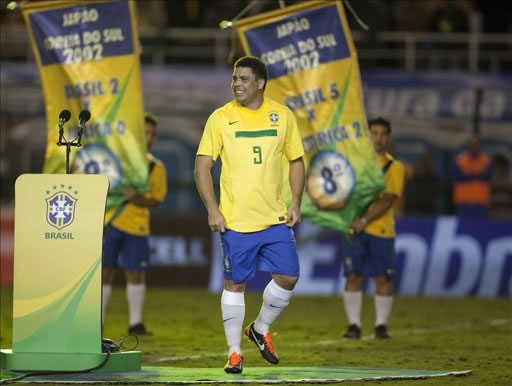 Ronaldo afirma que Scolari callará la boca de todos en la Copa Confederaciones. Foto: EFE