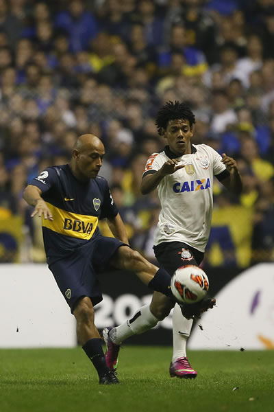 Boca visitará a Corinthians con la ventaja en los octavos de final. Foto: EFE