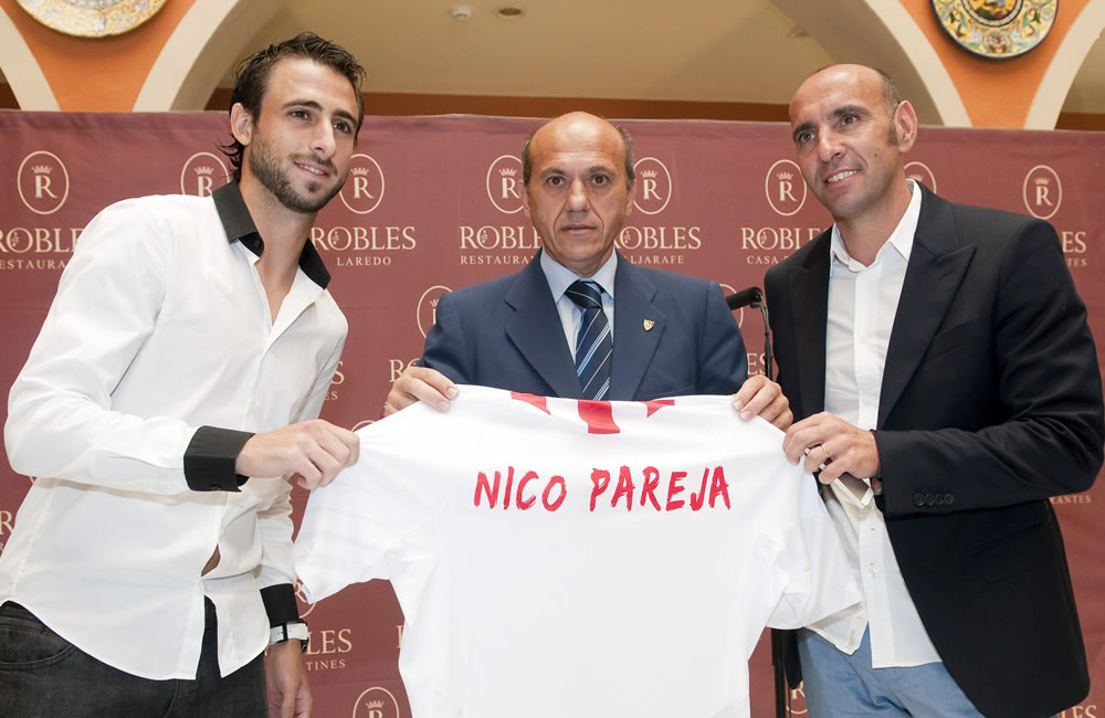 El defensa argentino Nicolás Martín "Nico" Pareja llega cedido al Sevilla FC. Foto: EFE