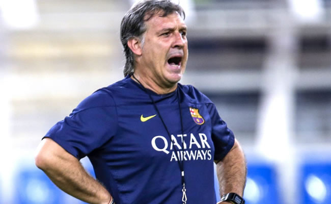 El entrenador argentino de Barcelona Gerardo 'tata' Martino. Foto: EFE