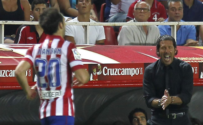 El entrenador del Atlético de Madrid, Diego Pablo Simeone. Foto: EFE