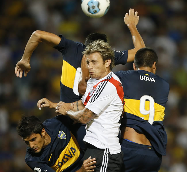 Boca Juniors y River Plate, el superclásico argentino. Foto: EFE