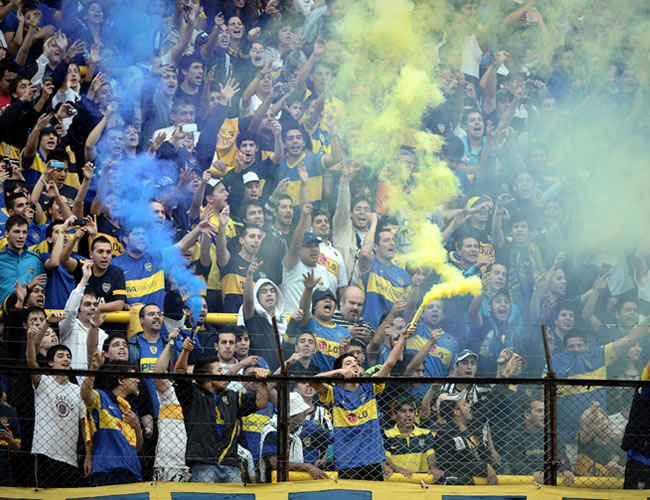 Hinchas de Boca Juniors. Foto: EFE