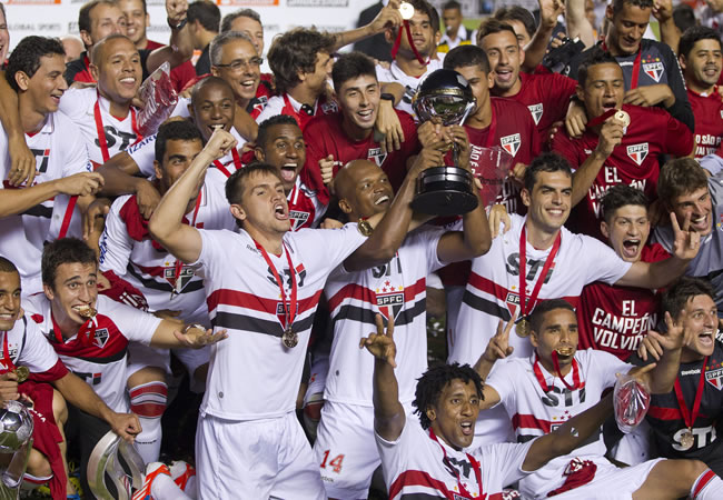 Sao Paulo, campeón de la Copa Sudamericana 2012. Foto: EFE