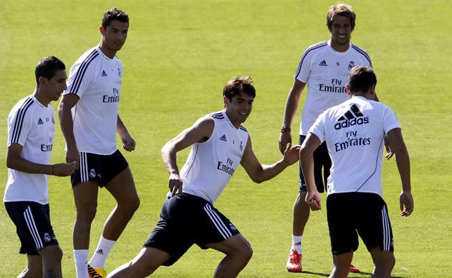 Los jugadores del Real Madrid. Foto: EFE